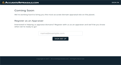 Desktop Screenshot of accurateappraisals.com